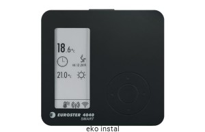 Regulator temperatury bezprzewodowy EUROSTER E4040 SMART czarny