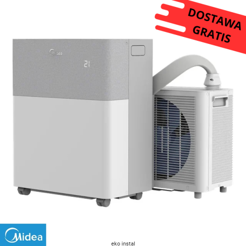 Klimatyzator przenośny z pompą ciepła Midea PortaSplit 3,5kW