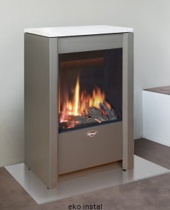 Kominek gazowy KARMA SENSE z zamkniętą komorą spalania 5kW