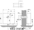 KARMA BETA 4 kW MECHANIK COMFORT grzejnik gazowy (kominek) - schemat