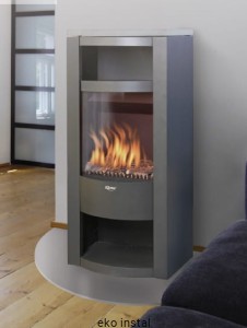 Kominek gazowy KARMA ABSOLUTE zamknięta komora spalania 5kW 
